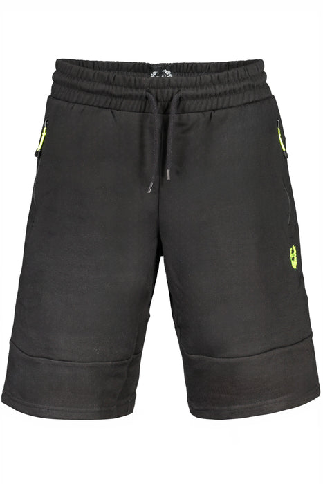 Gian Marco Venturi Mens Black Short Pants