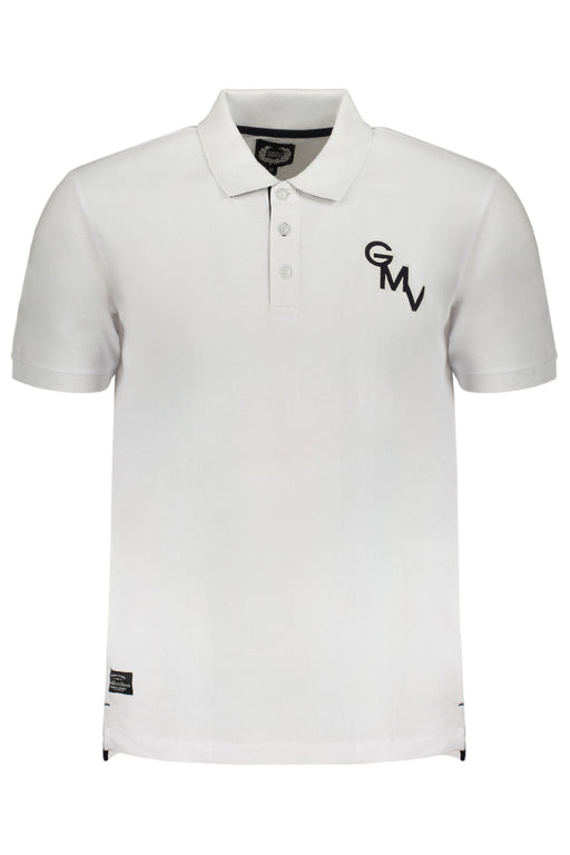 Gian Marco Venturi Mens White Short Sleeved Polo Shirt