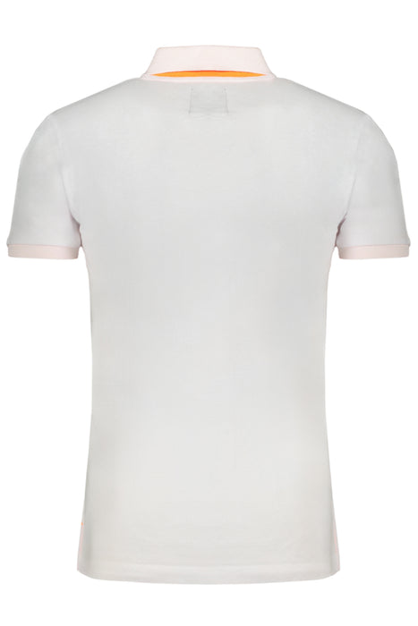 Gian Marco Venturi Mens White Short Sleeved Polo Shirt