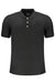 Gian Marco Venturi Mens Black Short Sleeved Polo Shirt