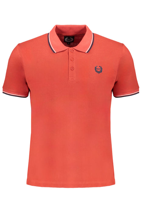 Gian Marco Venturi Mens Red Short Sleeved Polo Shirt