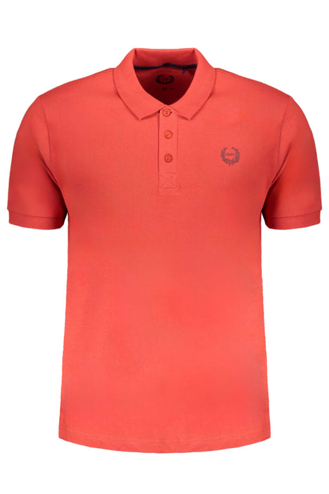 Gian Marco Venturi Mens Red Short Sleeved Polo Shirt