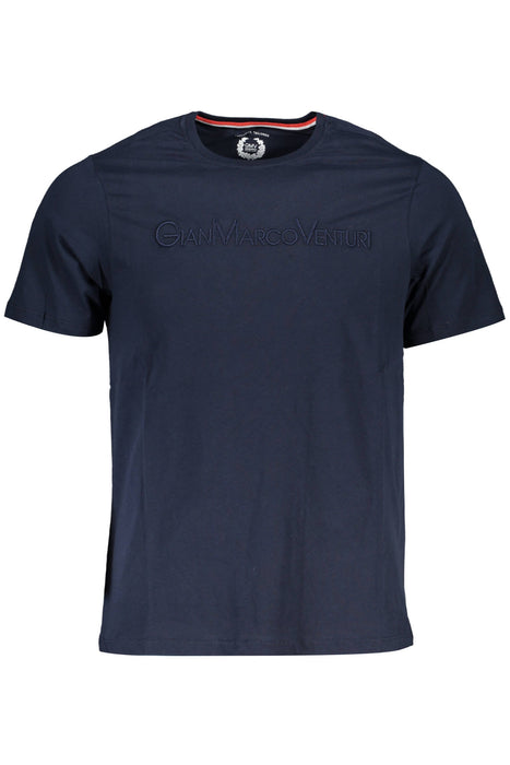 Gian Marco Venturi Mens Short Sleeved T-Shirt Blue