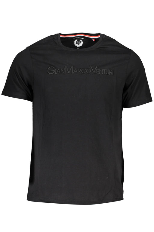 Gian Marco Venturi Black Man Short Sleeve T-Shirt