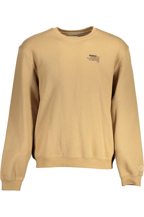 Guess Jeans Sweatshirt Without Zip Man Beige