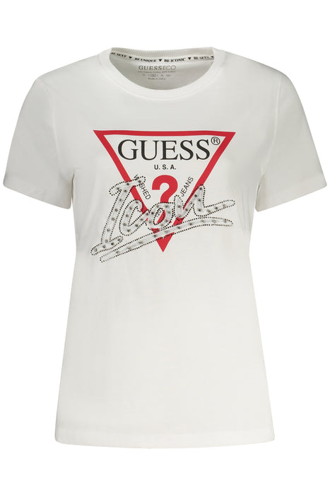 Guess Jeans Short Sleeve T-Shirt Women Blue