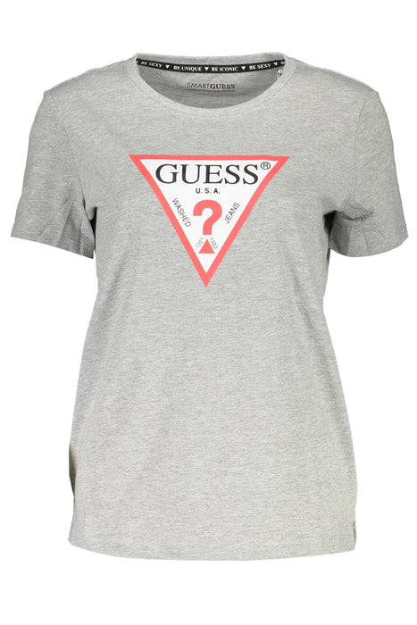 Guess Jeans Womens Short Sleeve T-Shirt Gray