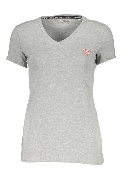 Guess Jeans Womens Short Sleeve T-Shirt Gray