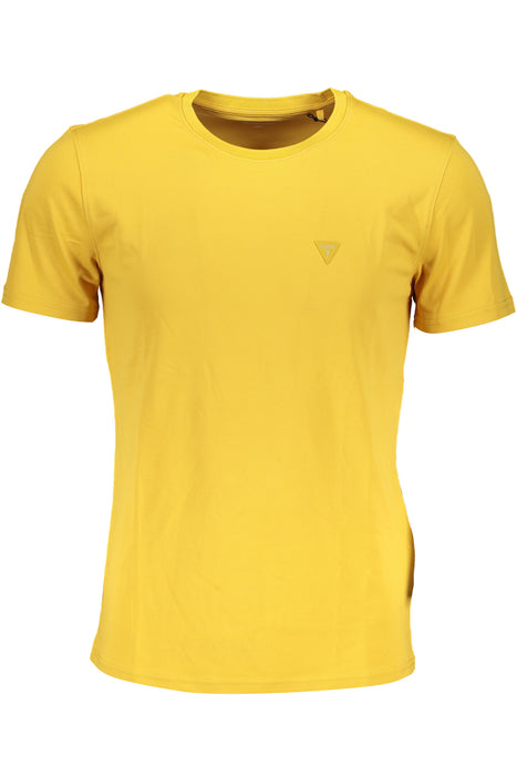 Guess Jeans Yellow Mens Short Sleeved T-Shirt