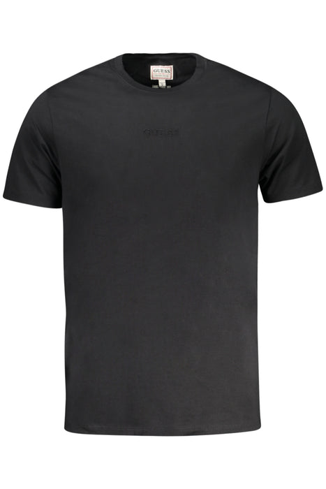 Guess Jeans Short Sleeve T-Shirt Men Black