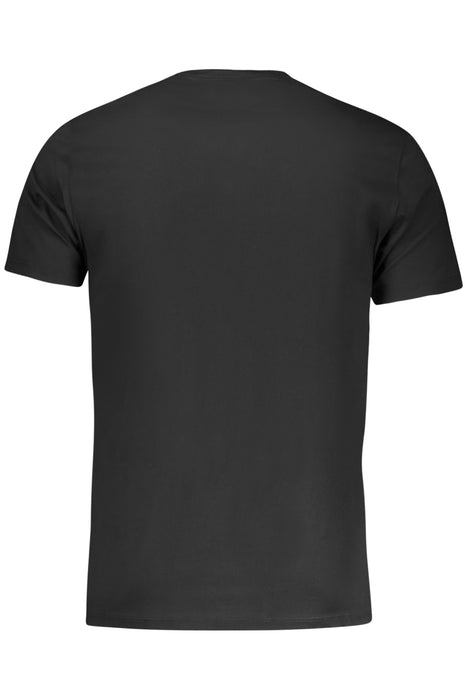 Guess Jeans Short Sleeve T-Shirt Men Black