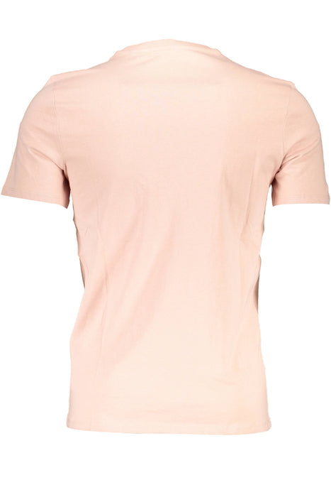 Guess Jeans Ανδρικό Pink Short Sleeve T-Shirt | Αγοράστε Guess Online - B2Brands | , Μοντέρνο, Ποιοτικό