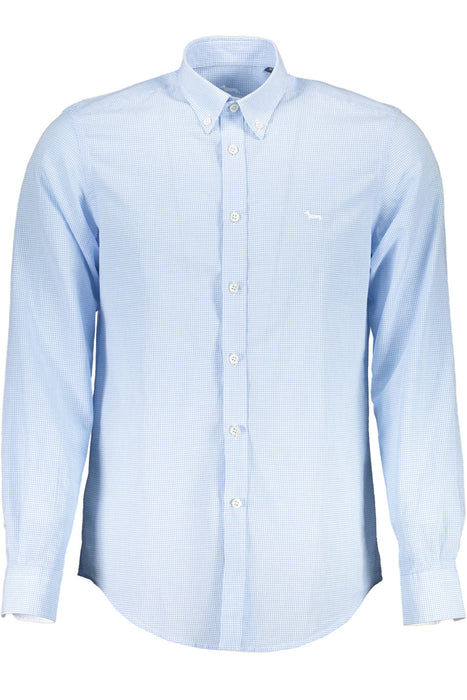 Harmont & Blaine Mens Long Sleeve Shirt Light Blue