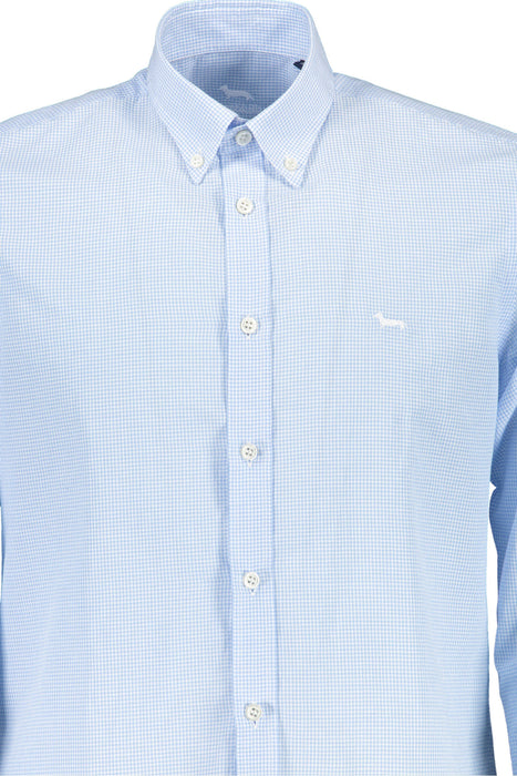 Harmont & Blaine Mens Long Sleeve Shirt Light Blue