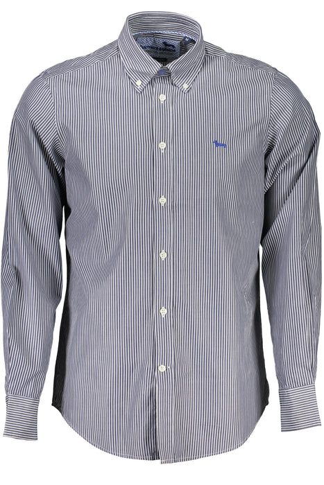 Harmont & Blaine Mens Long Sleeve Shirt Blue