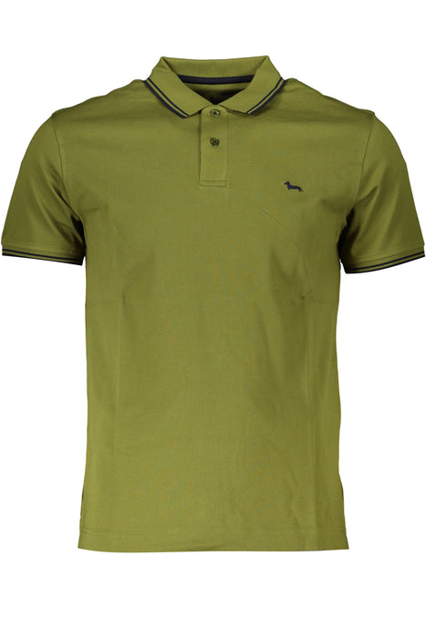 Harmont & Blaine Green Mens Short Sleeved Polo Shirt