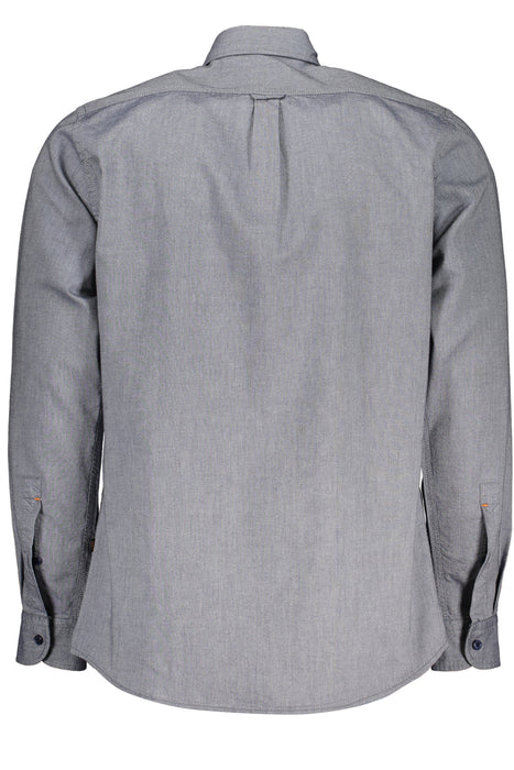 Hugo Boss Mens Long Sleeve Shirt Blue