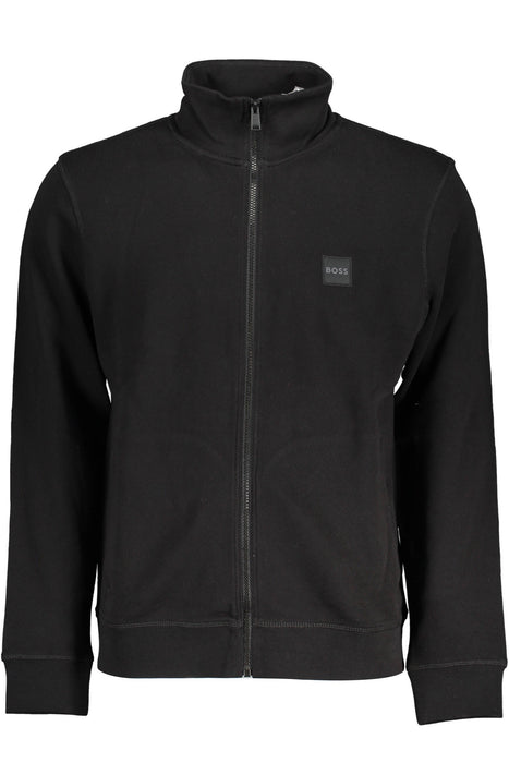 Hugo Boss Mens Black Zipped Sweatshirt