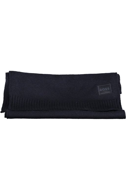 Hugo Boss Mens Blue Scarf