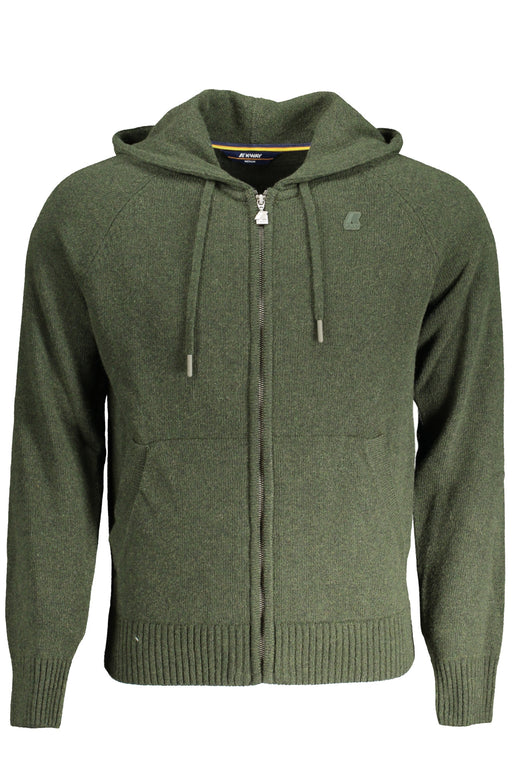 K-Way Green Mens Cardigan