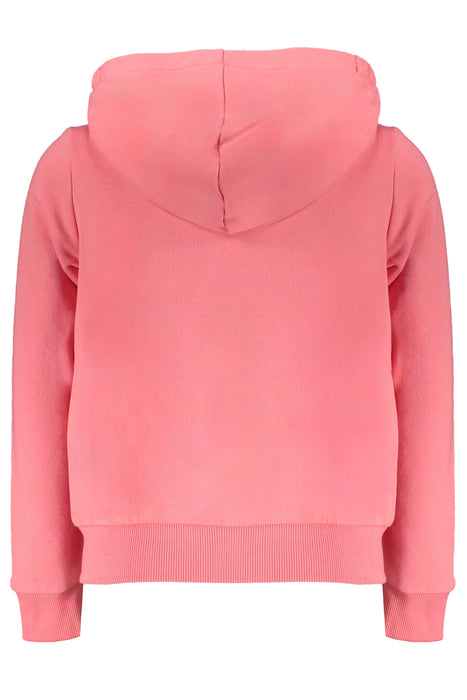 K-Way Pink Zip Sweatshirt For Girls