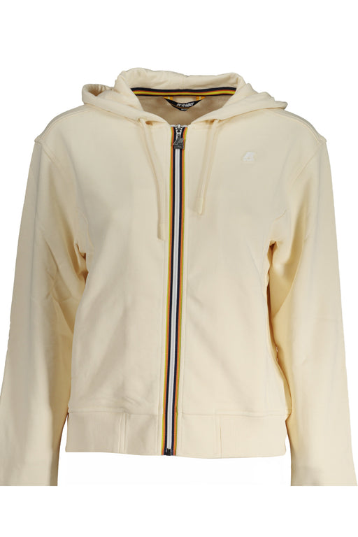 K-Way Beige Womens Zip Sweatshirt