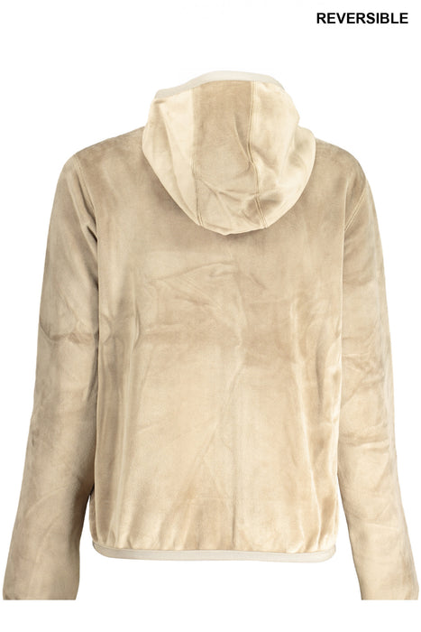 K-Way Beige Womens Zip Sweatshirt