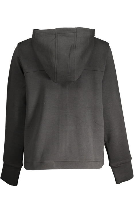 K-Way Womens Zip Sweatshirt Black