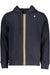 K-Way Mens Blue Zip Sweatshirt