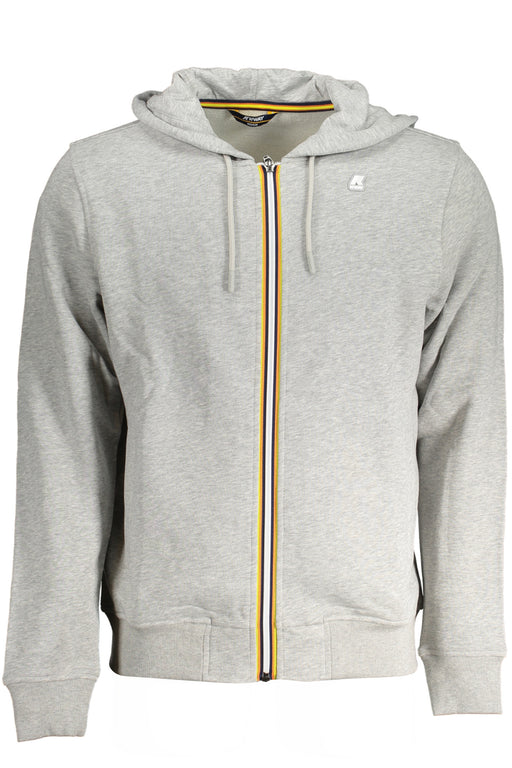 K-Way Gray Mens Zip Sweatshirt