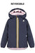 K-Way Blue Jacket For Girls