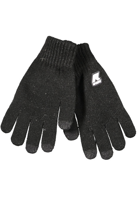 K-Way Black Mens Gloves