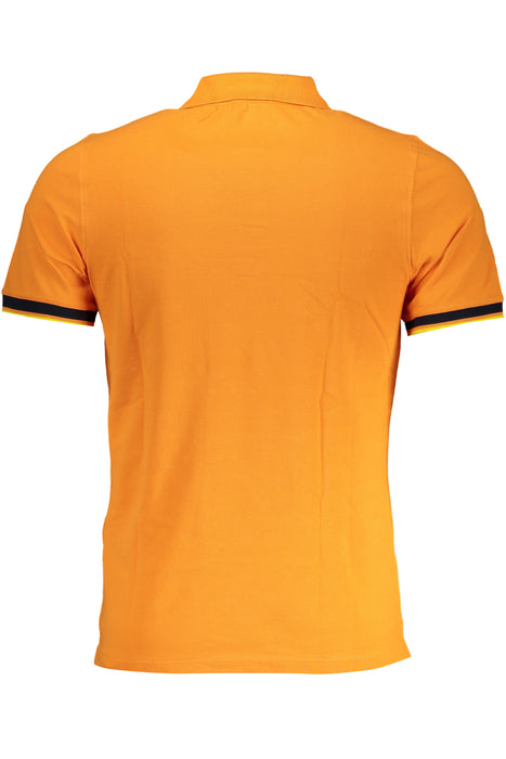 K-Way Mens Orange Short-Sleeved Polo Shirt