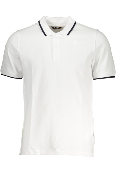 K-Way Mens White Short Sleeved Polo Shirt