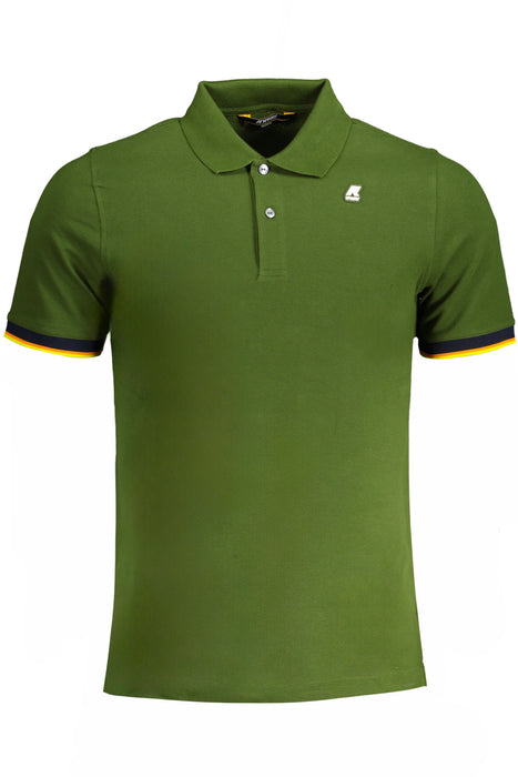 K-Way Green Mens Short-Sleeved Polo Shirt