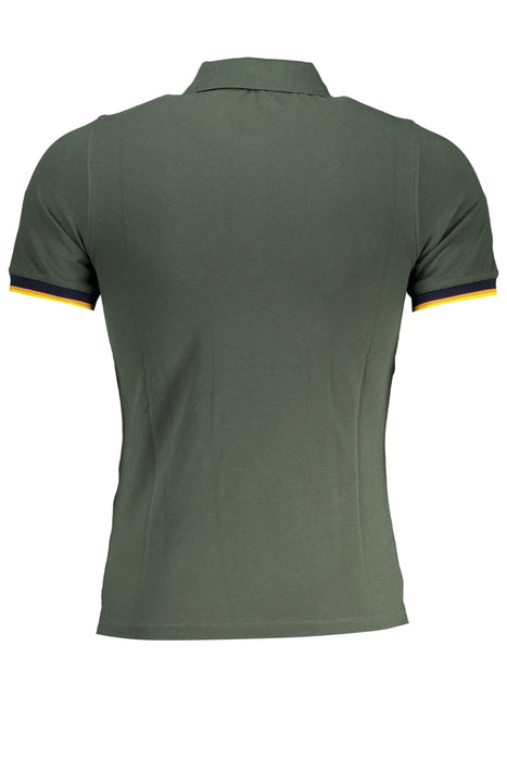 K-Way Green Mens Short-Sleeved Polo Shirt