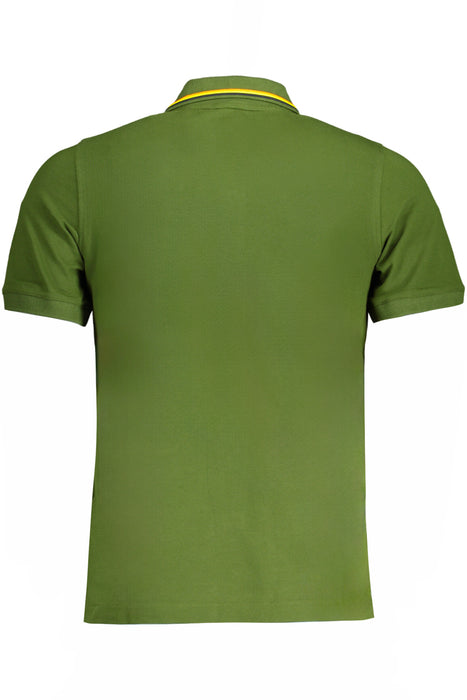 K-Way Green Mens Short-Sleeved Polo Shirt