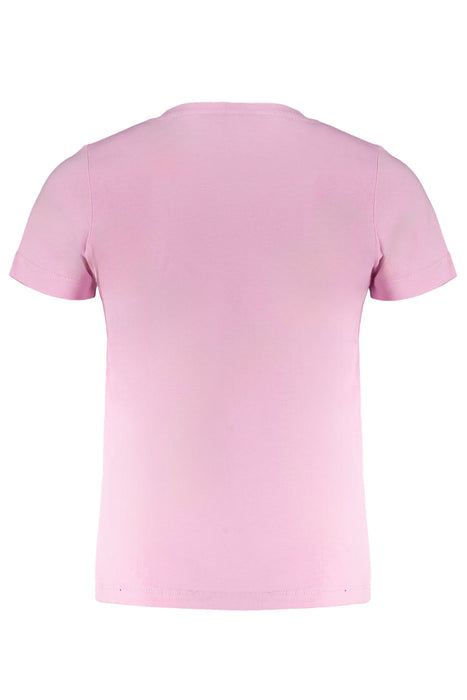 Pink K-Way Short Sleeved T-Shirt For Girls