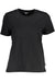 K-Way Black Woman Short Sleeve T-Shirt