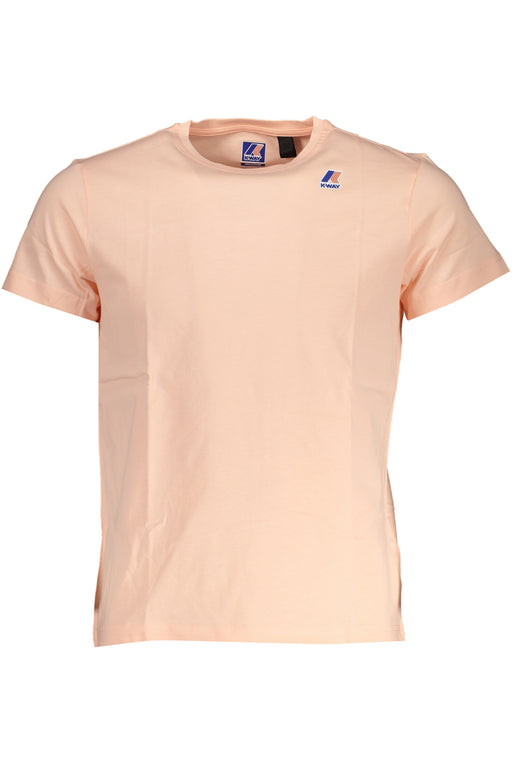 Mens K-Way Short Sleeve T-Shirt Pink