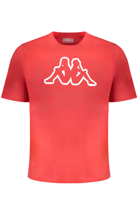 Kappa Mens Short Sleeve T-Shirt Red