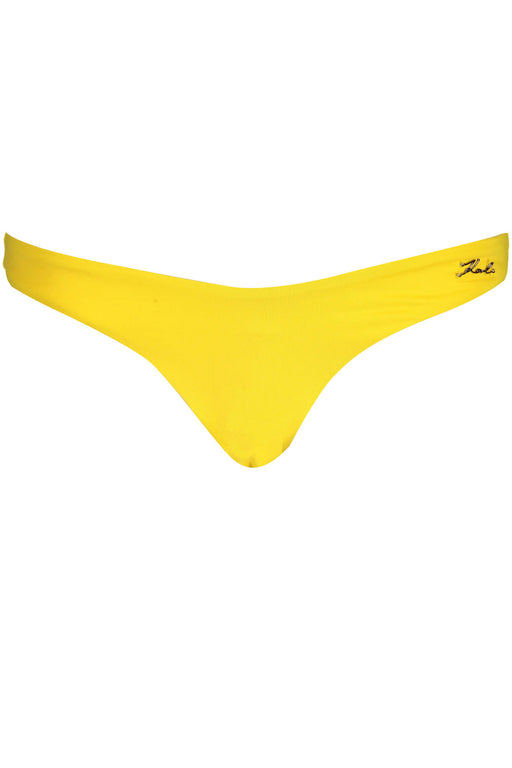 Karl Lagerfeld Beachwear Womens Bottom Swimsuit Yellow