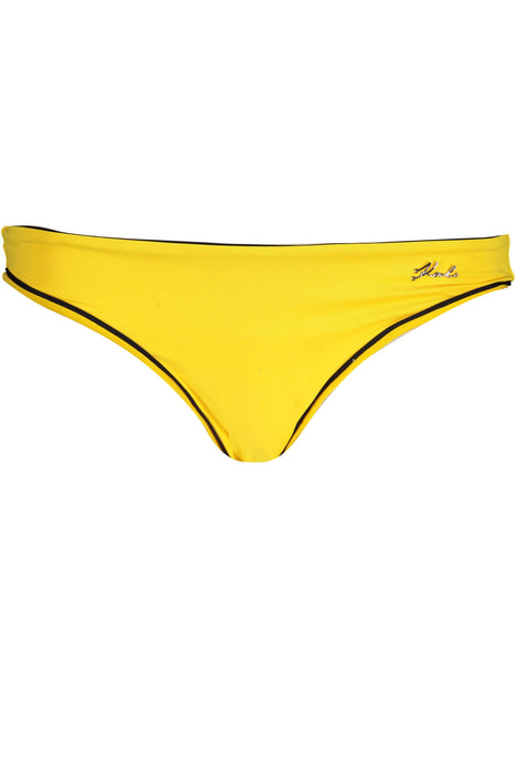 Karl Lagerfeld Beachwear Womens Bottom Swimsuit Yellow