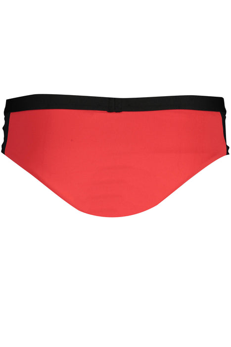 Karl Lagerfeld Beachwear Swimsuit Side Bottom Woman Red