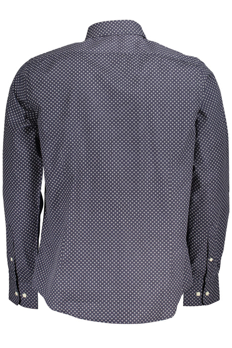 La Martina Mens Long Sleeve Shirt Blue