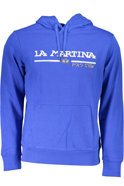 La Martina Blue Mens Sweatshirt Without Zip