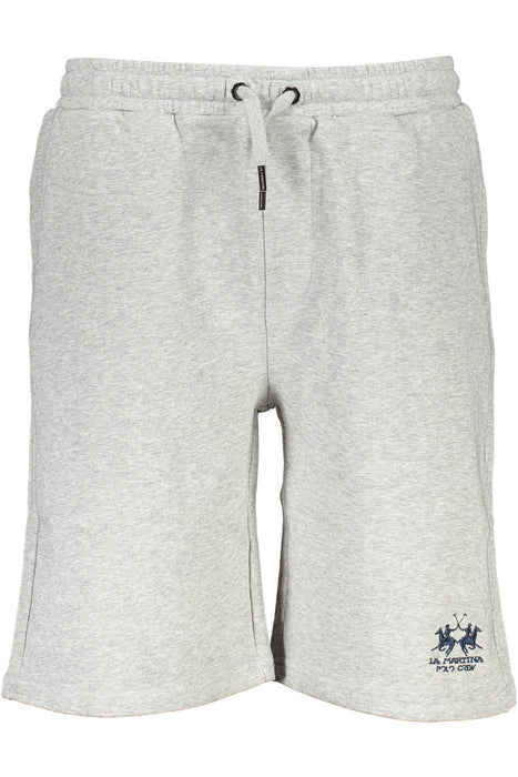 La Martina Gray Man Bermuda Pants