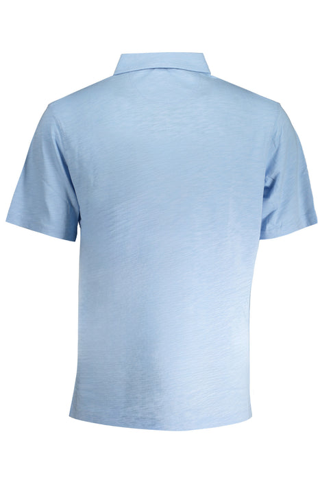 La Martina Mens Blue Short Sleeved Polo Shirt