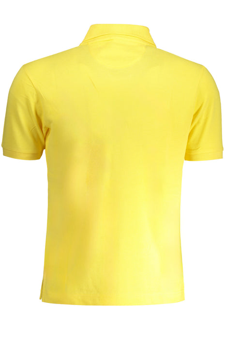 La Martina Yellow Mens Short Sleeved Polo Shirt