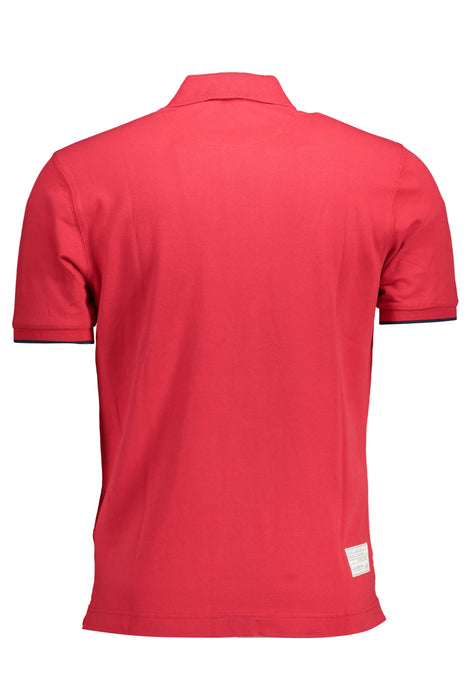 La Martina Mens Red Short Sleeved Polo Shirt